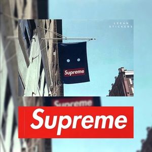 Supreme Banner Sticker FW19